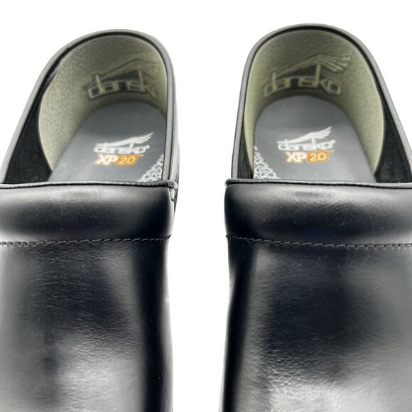 Dansko XP 2.0 8.5 Slip On Work Loafers Black Leather Platform Clog Dress Shoes - Picture 7 of 15